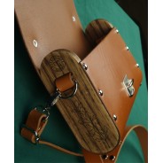 Torebka Oakline – skóra i drewno dębowe | Żywioły Craft