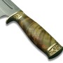 Grizzly Stabilized Wood – klasyczny nóż Bowie handmade | Żywioły Craft
