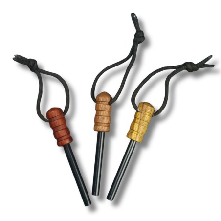 Krzesiwo magnezowe z egzotycznym drewnem – | Żywioły Craft