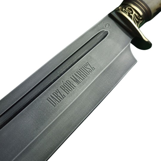 Grawer na nożu – personalizacja imieniem lub inicjałami | Żywioły Craft