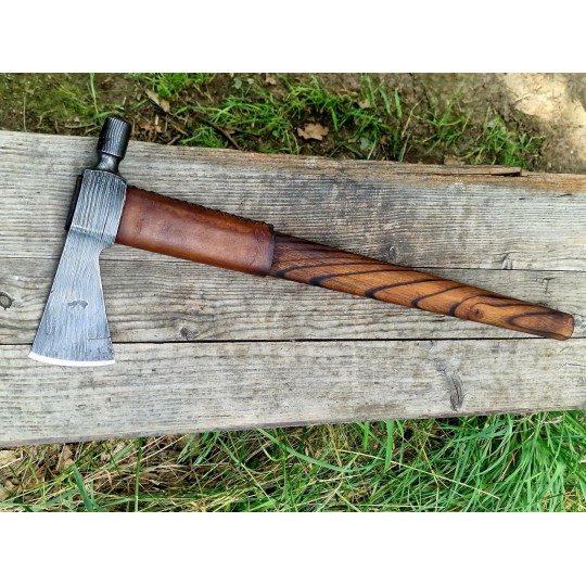 Tomahawk z Damastu – Unikat | Żywioły Craft
