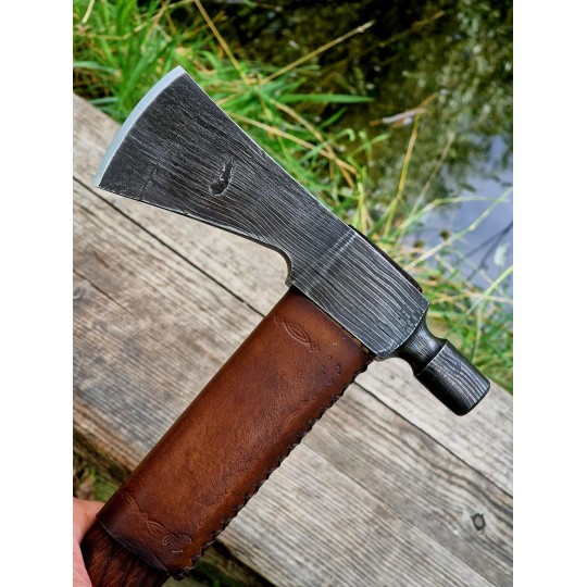 Tomahawk z Damastu – Unikat | Żywioły Craft