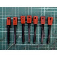 Krzesiwo magnezowe 8×80 mm z drewnianą rękojeścią Padouk | Żywioły Craft