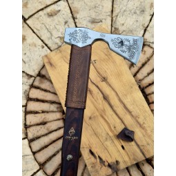 Ciupaga Góralska grawerowana ze zdobioną pochwą | Żywioły Craft