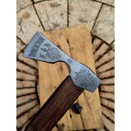 Ciupaga Góralska grawerowana ze zdobioną pochwą | Żywioły Craft