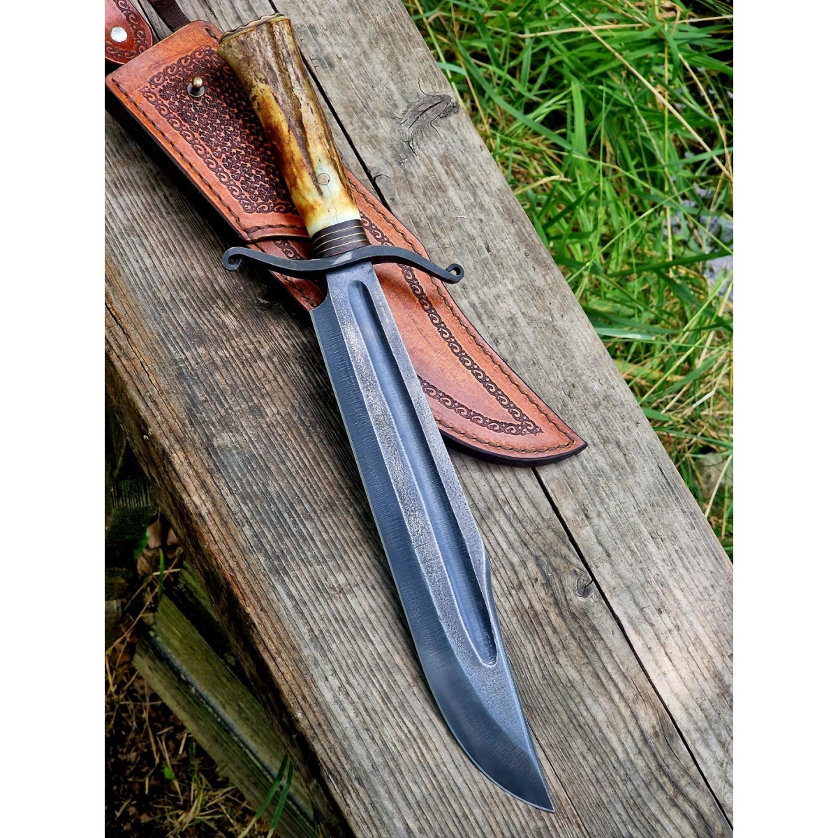 Bowie 41,5 cm 90MnCrV8 – Żywioły Craft