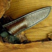 Nóż myśliwski z damastu NMV/15N20 | Żywioły Craft