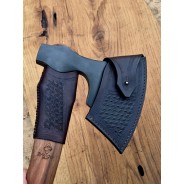 Brodacz XXL z Damastem – unikatowa siekiera | Żywioły Craft