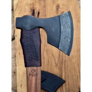 Brodacz XXL z Damastem – unikatowa siekiera | Żywioły Craft