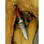 Nóż myśliwski damast NMV/15N20 palisander | Żywioły Craft