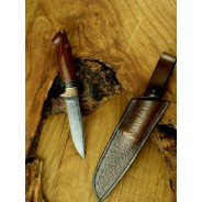 Nóż myśliwski damast NMV/15N20 palisander | Żywioły Craft