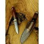 Nóż myśliwski damast NMV/15N20 palisander | Żywioły Craft