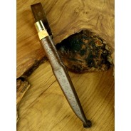 Lekki nóż z damastu EDC | Żywioły Craft