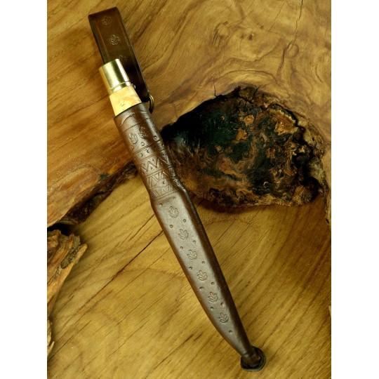 Lekki nóż z damastu EDC | Żywioły Craft