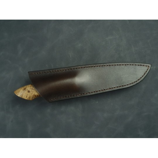 Strix - nóż z damastu piórkowego